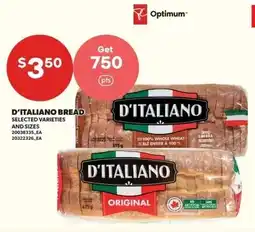 Loblaws D'Italiano bread offer