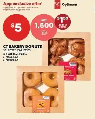 Loblaws CT bakery donuts offer