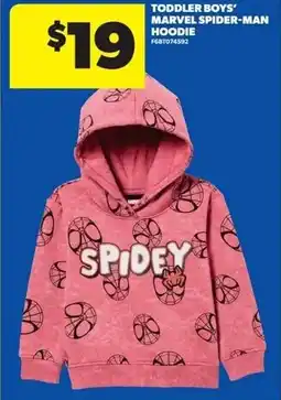 Real Canadian Superstore Toddler boys marvel spider man hoodie offer