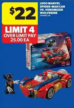 Real Canadian Superstore Lego marvel spider man car vs venomized wolverine offer
