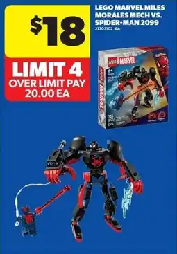 Real Canadian Superstore Lego marvel miles morales mech vs spider man offer