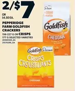 Loblaws Pepperidge farm goldfish crackers or crisps offer