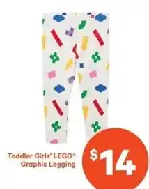 Real Canadian Superstore Toddler girls lego graphic legging offer