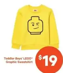 Real Canadian Superstore Toddler boys lego graphic sweatshirt offer
