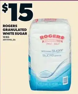 Loblaws Rogers granulated white sugar offer