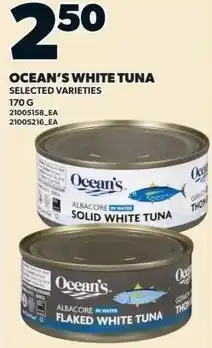 Loblaws Ocean's white tuna offer