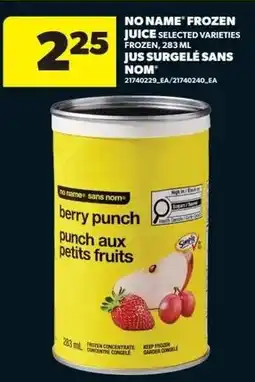 Real Canadian Superstore No name frozen juice jus surgelé sans nom offer