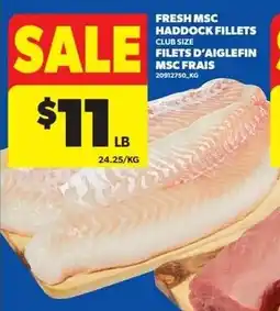 Real Canadian Superstore Fresh msc haddock fillets filets d aiglefin msc frais offer