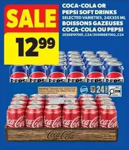 Real Canadian Superstore Coca cola or pepsi soft drinks offer