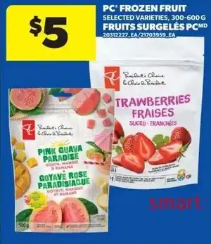 Real Canadian Superstore Pc frozen fruit offer