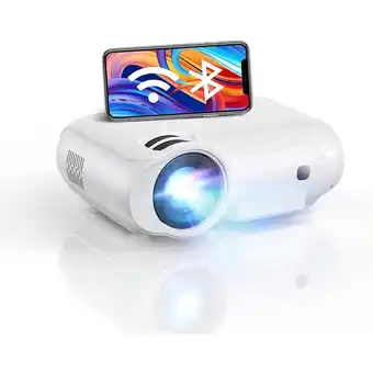 Best Buy Bomaker Magic 421 Max Projector Native 720P Supports 1080P Full HD Outdoor Video Projector Compatible with HDMI/USB/AUX/PS4/S offer