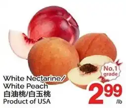 T&T Supermarket White Nectarine/ White Peach offer