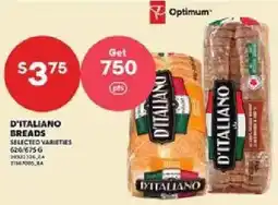 Loblaws D'italiano breads offer