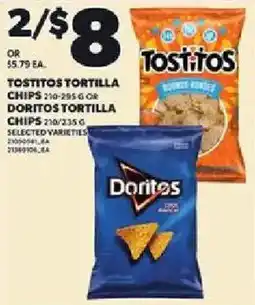 Loblaws Tostitos tortilla chips offer