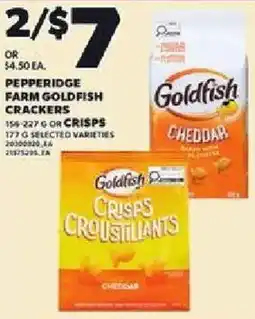 Loblaws Pepperidge farm goldfish crackers offer