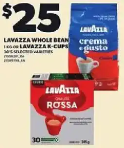 Loblaws Lavazza whole bean offer