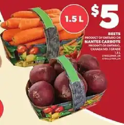 Loblaws Beets or nantes carrots offer