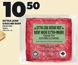 Loblaws Extra lean ground beef offer