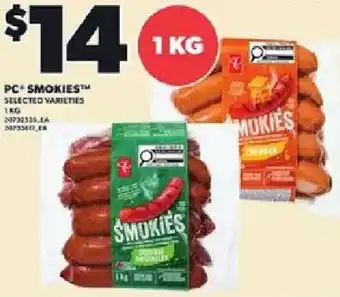 Loblaws Pc smokies offer