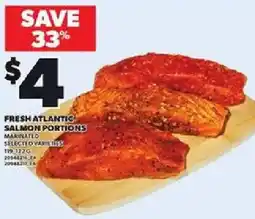 Loblaws Fresh atlantic salmon portions offer