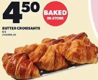 Loblaws Butter croissants offer