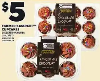 Loblaws Farmer's market cupcakes offer