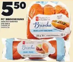 Loblaws Pc brioche buns offer