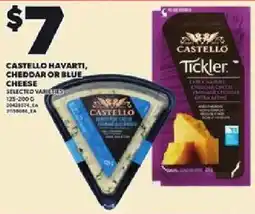 Loblaws Castello havarti, cheddar or blue cheese offer