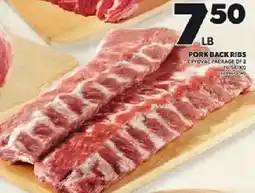 Loblaws Pork back ribs offer