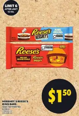 Loblaws Hershey's reese's king bars offer