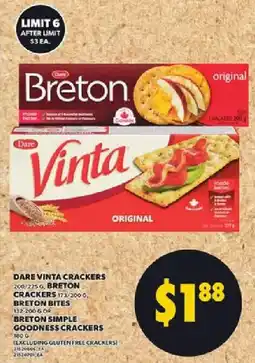 Loblaws Dare vinta crackers offer
