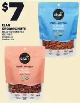 Loblaws Elan organic nuts offer