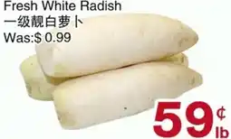 First Choice Supermarket Fresh White Radish offer