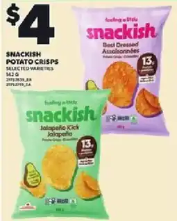 Loblaws Snackish potato crisps offer