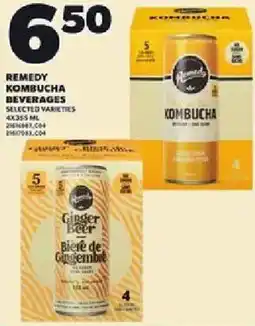 Loblaws Remedy kombucha beverages offer