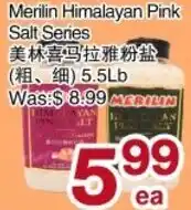 First Choice Supermarket Merilin Himalayan Pink Salt Series offer