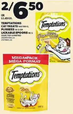 Loblaws Temptations cat treats offer