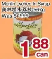 First Choice Supermarket Merilin Lychee In Syrup offer