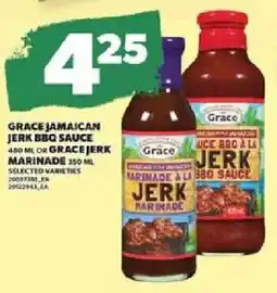 Loblaws Grace jamaican jerk bbq sauce offer