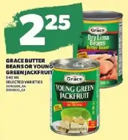 Loblaws Grace butter beans or young green jackfruit offer