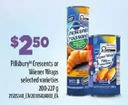 Loblaws Pillsbury Crescents or Wiener Wraps offer
