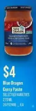 Loblaws Blue Dragon Curry Paste offer
