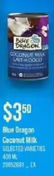 Loblaws Blue Dragon Coconut Milk offer