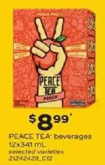Loblaws Peace tea beverages offer
