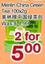 First Choice Supermarket Merilin China Green Tea offer