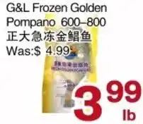 First Choice Supermarket G&L Frozen Golden Pompano offer
