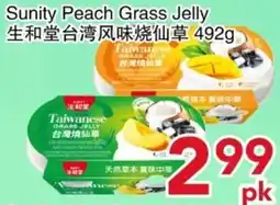 Yours Food Mart Sunity Peach Grass Jelly offer