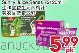 Yours Food Mart Sunity Juice Series offer
