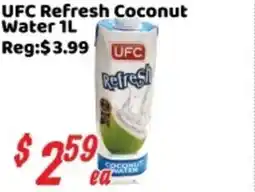 Nations Fresh Foods UFC Refresh Coconut Water offer