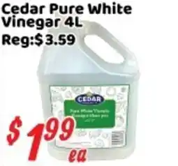 Nations Fresh Foods Cedar Pure White Vinegar offer
